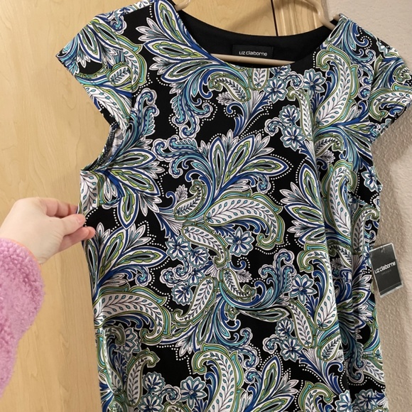 Women 4 Small Beautiful Paisley Dress Spring Summer Gorgeous NWT - Picture 2 of 6